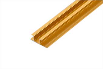 沧州航空纤维墙咔铝合金带灯中条（钛金氧化）