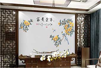 沧州森佰汇航空纤维墙咔（富贵荣华）