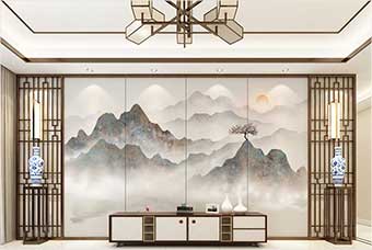 沧州森佰汇航空纤维（山水画系列）