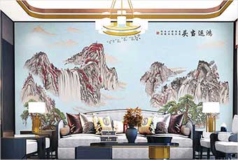 沧州森佰汇航空纤维墙咔（鸿运当头）